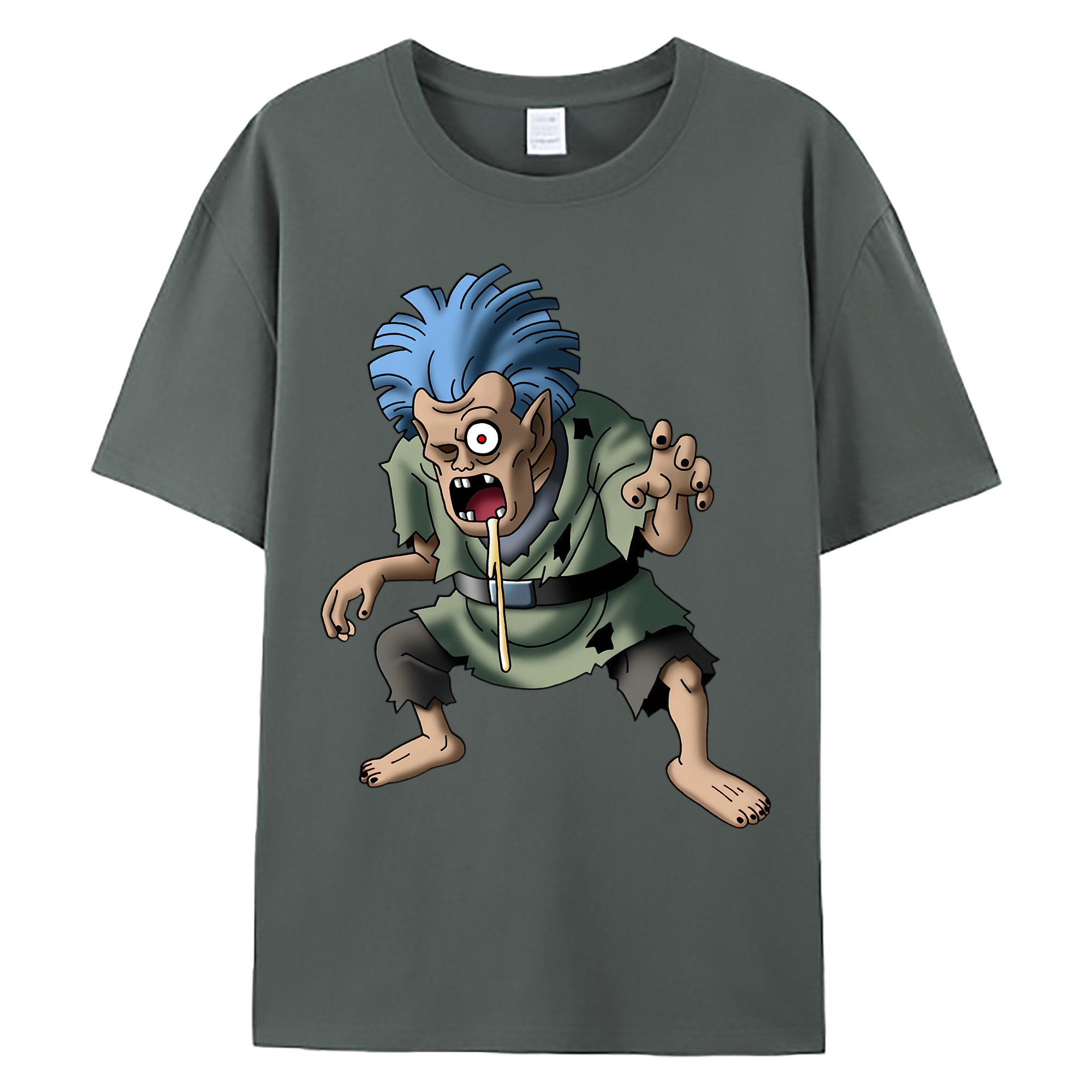 （画像用） ドラゴンクエスト Doragon Kuesuto Dragon Quest 綿100％ メンズ半袖Tシャツ｜肌触りやわらか＆通気性